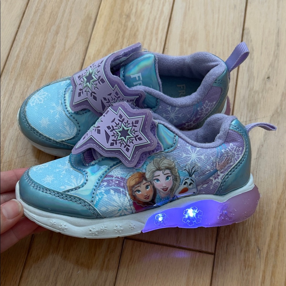 Target Frozen Light-Up Sneakers - Blue and Purple